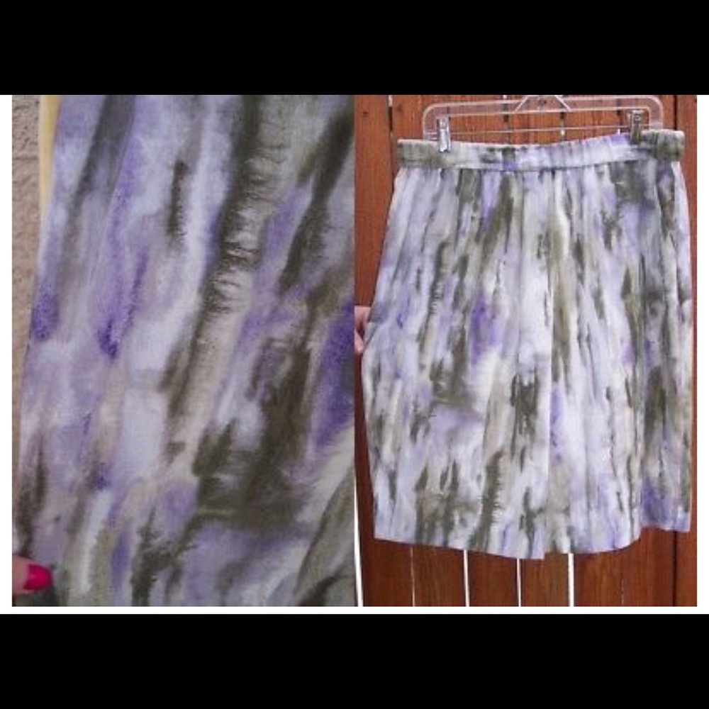 Chico’s Watercolor Skirt NWT